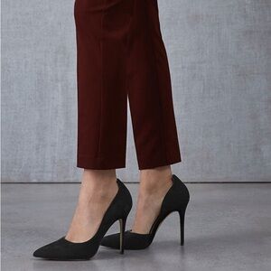 Reiss Alberta Court Suede High Heels